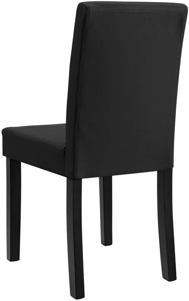 Esszimmerstuhl Hamburg 6er Set Kunstleder Schwarz [en. casa] Bild 4