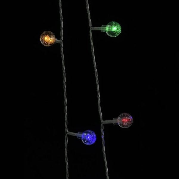 vidaXL Lichterkette Kugeln 20 m 200 LED Mehrfarbig 8 Funktionen 328813 Bild 6