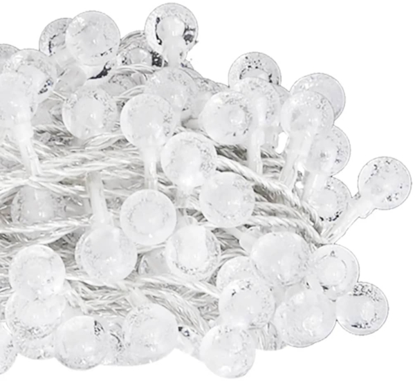 vidaXL Lichterkette Kugeln 20 m 200 LED Mehrfarbig 8 Funktionen 328813 Bild 2