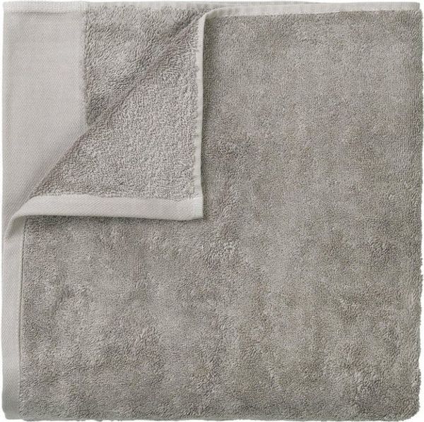 Blomus RIVA Bad-Handtuch, Badehandtuch, Handtuch, Baumwolle, elephant skin, 100x50 cm, 69126