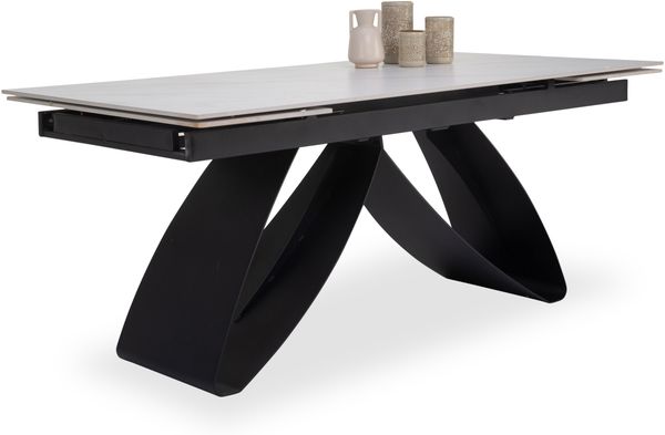 Esstisch HARPER SETANA LBH 180x90x78 cm weiß Esszimmertisch