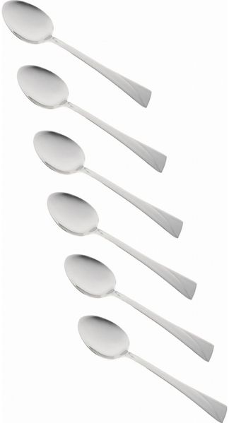 KingHoff Besteck-Set Dessert-/Tafel-Löffel 6-tlg. Polyskt KH-1436 (3591-3515)