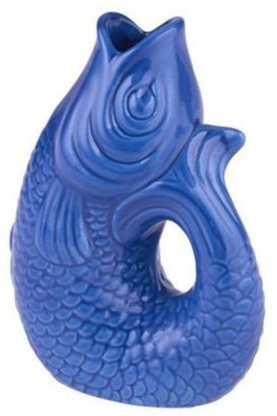 Giftcompany Dekovase Monsieur Carafon Vase / Karaffe Fisch XS azure 0,2l (Vasen)