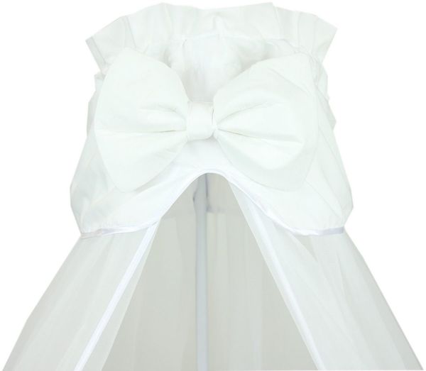 TupTam Betthimmel TupTam Babybett Himmel mit Schleife Transparent