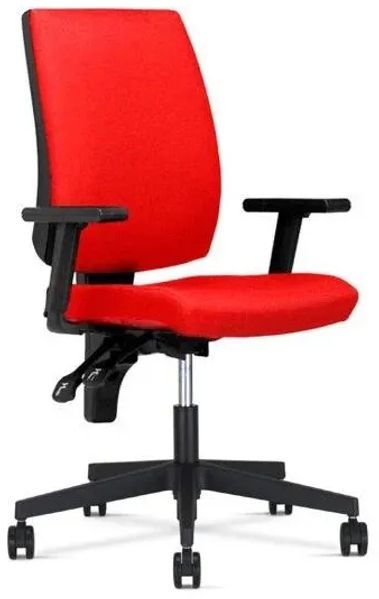 Bürostuhl Taktik rot mit Armlehnen