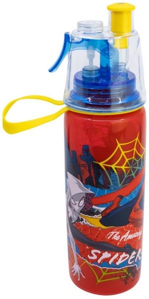 Storline Trinkflasche Spiderman Sprüh-Trinkflasche 575 ml Kinder Wasserflasche