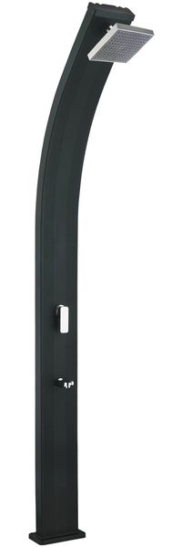 Steinbach Solardusche Slim Line Deluxe - schwarz