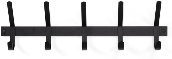 Spinder DEXTER 5 Garderobe, Stahl, skandinavisch, schwarz