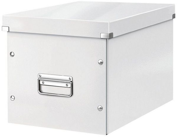 Leitz Archivbox Click & Store Cube L Hartpappe weiß