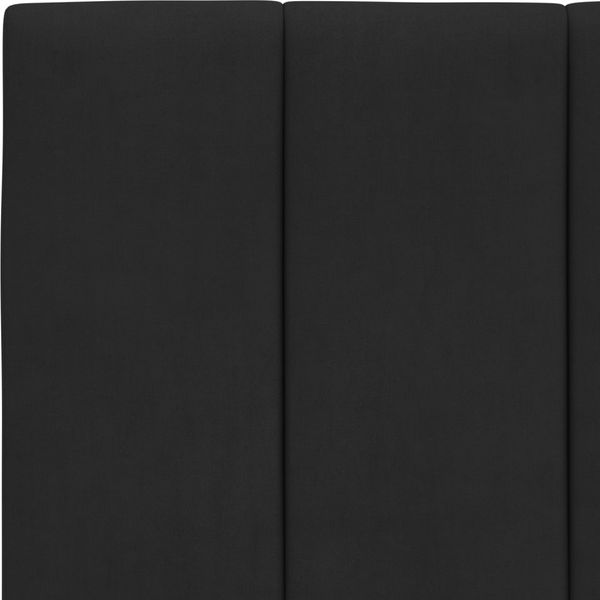 vidaXL Bettgestell ohne Matratze "Hanko" Schwarz 100x200 cm Samt 3207833 Bild 10