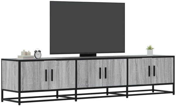 vidaXL TV-Schrank Grau Sonoma 180x35x41 cm Holzwerkstoff 3300788