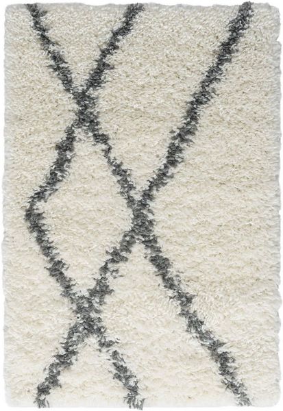 Myflair Möbel & Accessoires Hochflor-Teppich My Shaggy Raute, rechteckig, Höhe: 37 mm, Shaggy, Scandi Rauten Design, leicht glänzend, extra flauschig
