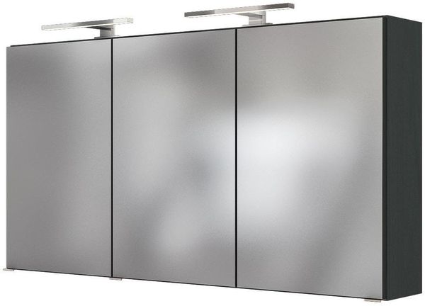 welltime Spiegelschrank Baabe 120 cm breit, inkl. Beleuchtung, Schalter und Steckdose