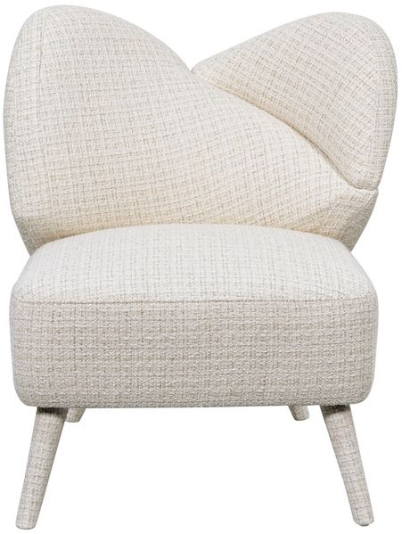 Livin Hill Leith LET82B Lounge-Sessel, Bouclé-Stoff, Schwamm, Holzrahmen, 86 x 81 x 76 cm