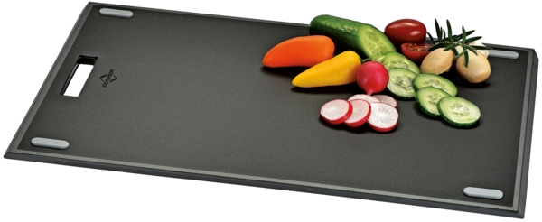 Schneidbrett PRIMUS M, schwarz/grau