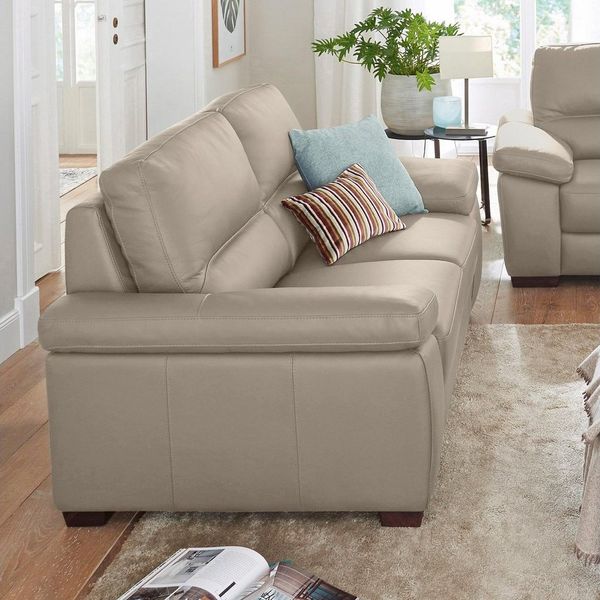 CALIA ITALIA 3-Sitzer Gaia, hochwertiges Ledersofa mit erstklassigem Sitzkomfort, edles Design, in zwei hochwertigen Lederqualitäten