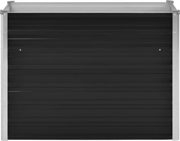 vidaXL Garten-Hochbeet Anthrazit 100 x 40 x 77 cm Verzinkter Stahl 45732 Bild 3