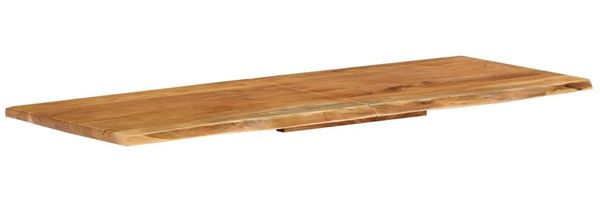 vidaXL Badezimmer-Waschtischplatte Massivholz Akazie 140x52x2,5 cm 286325 Bild 12