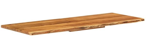 vidaXL Badezimmer-Waschtischplatte Massivholz Akazie 140x52x2,5 cm 286325 Bild 9