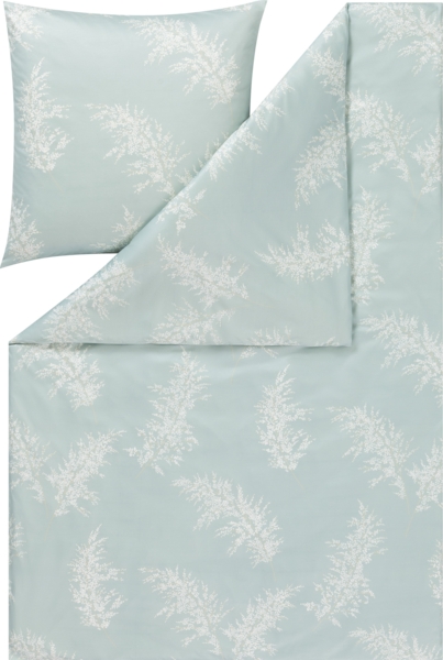 Estella Mako Interlock Jersey Bettwäsche Rosalina mint|135x200 cm + 80x80 cm