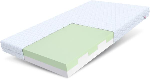'Monza' Kaltschaummatratze, 7-Zonen, Polyurethanschaum HR Schaum, H3, Höhe 15 cm, 80x200 cm