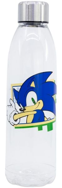 Sonic Wasserflasche – 980 ml Kindertrinkflasche mit coolem Motiv