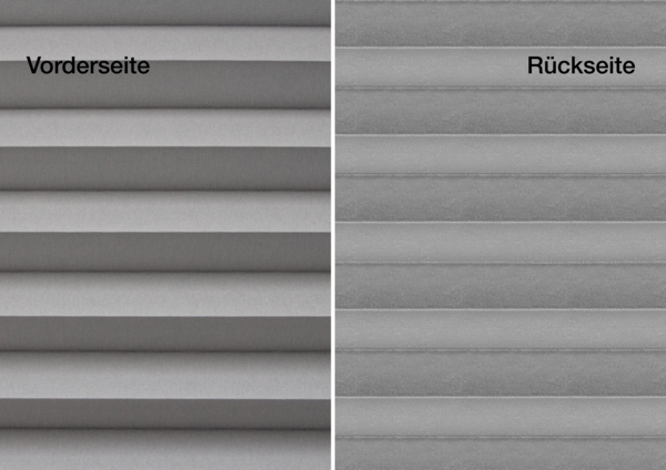 ondeco Plissee Thermo für Fenster innen, Montage in Glasleiste mit Spannschuh, Sonnenschutz-Rollo, Lichtschutz und blickdicht, leichte Verdunkelung, Hellgrau, B): 51-60 cm, H): 40-100 cm Bild 6