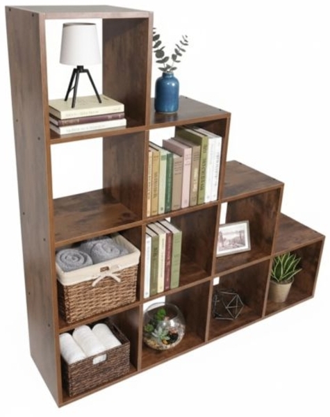 Stufenregal 10 Fächer 10052607