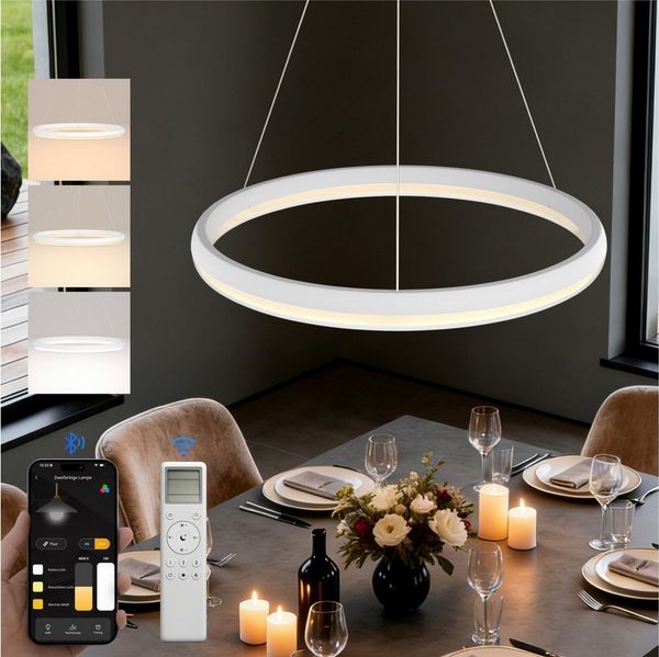 doporro Pendelleuchte Pendellampe Hängeleuchte Dimmbare LED-Lampe CRI≥95 Luvina05, LED-Pendelleuchte, CRI ≥ 95