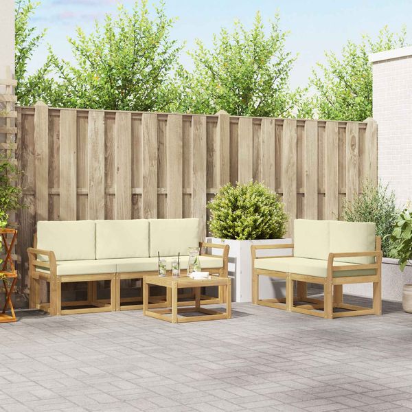 vidaXL Outdoor-Sofagarnitur 6 pcs 3387244