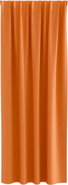 vidaXL Verdunkelungs-Vorhänge mit Ringen 2 pcs Helles Orange 4107512 Bild 3