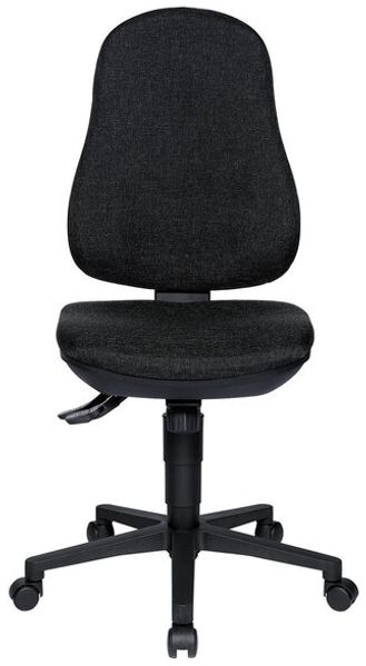 Topstar Drehstuhl Support SY - anthrazit ohne Armlehnen weiche Rollen.