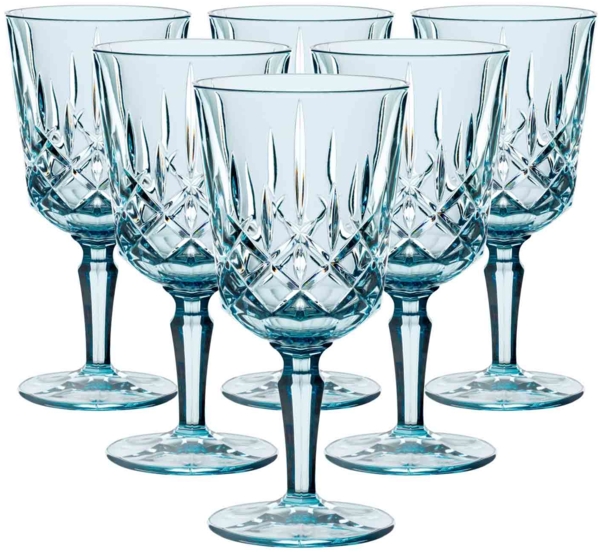Nachtmann Noblesse Colors Cocktail- / Weinglas 355 ml 6er Set - Aqua