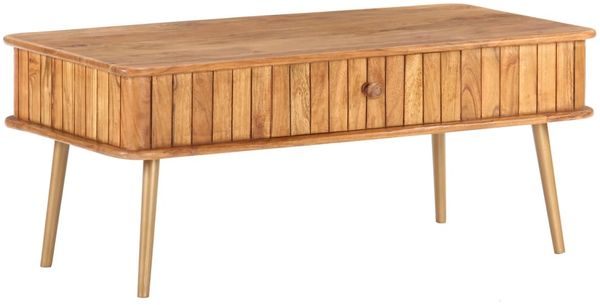 vidaXL Couchtisch 100x50x40 cm Massivholz Akazie 289650