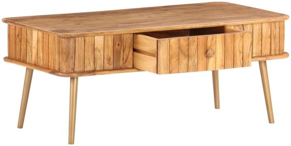vidaXL Couchtisch 100x50x40 cm Massivholz Akazie 289650 Bild 2