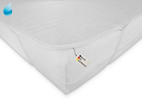Matratzenauflage Matratzenschutz wasserdicht mit Eckgummi für Familienbetten DUKAL, 270x200 cm, mit Eckgummi, Made in Germany
