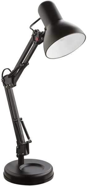 Tischlampe Tischleuchte E27 Schreibtischlampe Metall schwarz Kinder 24880