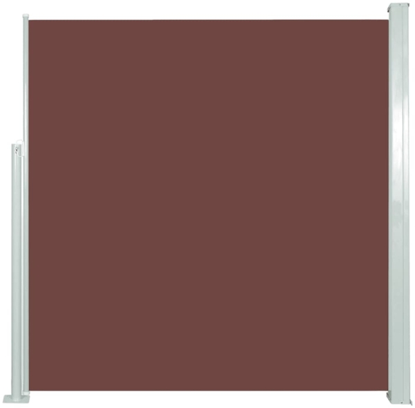 vidaXL Ausziehbare Seitenmarkise 140x300 cm Braun 45358