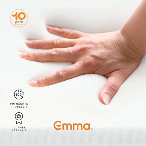 Emma 'One Medium' Kaltschaummatratze, 80x200 cm, 85 % Polyester / 15 % Polypropylen weiß Bild 9