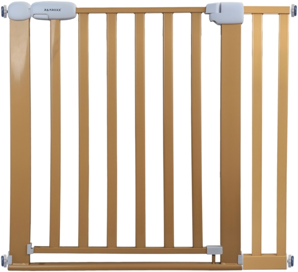 Absperrgitter Treppenschutzgitter beige für 89-99cm Durchgang 77cm Hoch