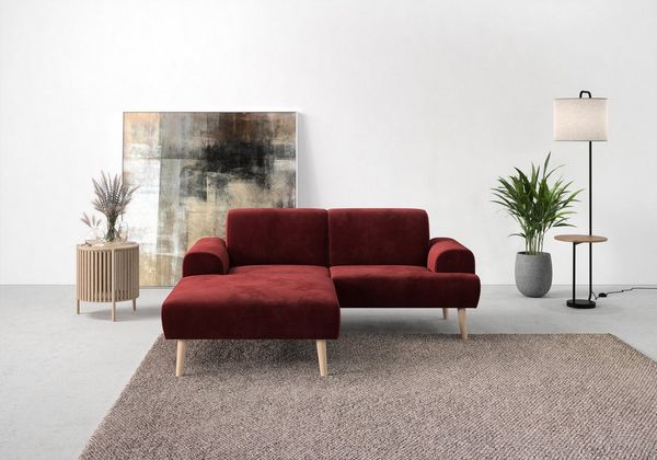 andas Ecksofa Swift L-Form, Federkern-Polsterung, B/T/H: 192/83/176 cm