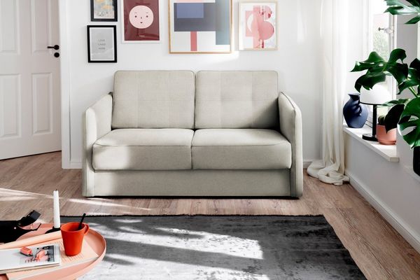 INOSIGN Schlafsofa Milano, zwei einzeln ausziehbare Liegefunktionen
