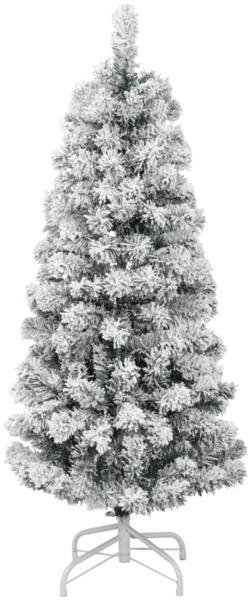 vidaXL Künstlicher Weihnachtsbaum Klappbar Beschneit 120 cm 358379