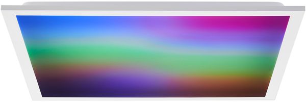 BRILLIANT 45 x 45 cm, 2500 lm, 3000-6500 K, IC-RGB, dimmbar, Aluminium, weiß 45 x 45 cm, 2500 lm, 3000-6500 K, IC-RGB, dimmbar, Aluminium, weiß