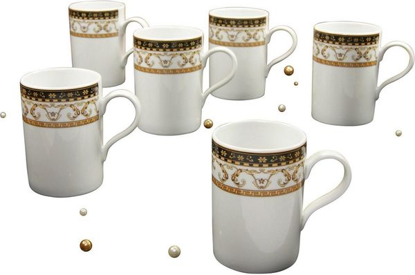 Majestosa Schwarz, Kaffeebecher 6-tlg (mo)