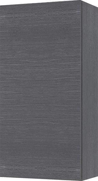 Baikal Mehrzweck-Hilfsschrank, ideal für Badezimmer oder kleine Räume, einfache Installation, Melamin 16 mm, montiertes Möbelstück, 1 Tür Esche