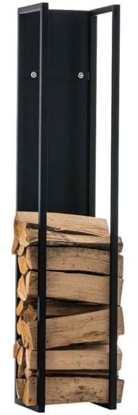 CLP Kaminholzständer Spark,schwarz-matt 140 cm