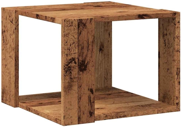 vidaXL Couchtisch Altholz-Optik 40 x 40 x 30 cm Holzwerkstoff 856494