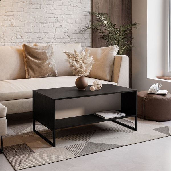 Lookway Couchtisch MOONLIGHT mit Ablageboden, Breite: 110 cm