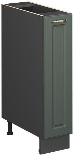 Apothekerschrank Fame-Line Grün-Gold Landhaus/Anthrazit 20 cm ohne Arbeitsplatte Vicco